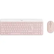 Logitech MK470 wireless keyboard + mouse kit, Slim, US INTL layout, Rose