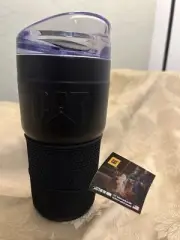 CAT (Caterpillar)Thermal 22 oz. "YETI style" Insulated Tumbler-Blk w/rubber grip
