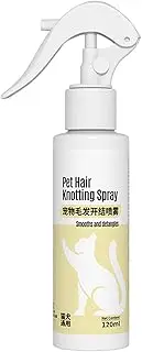 Cat Detangler Spray for Matted Hair,120ml Cat Detangler Dematting Conditioner | Anti-Static Brushing Mist, Pet Grooming Supplies for Puppy
