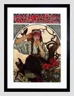 ALPHONSE MUCHA MORAVIAN TEACHERS0 CHOIR 1911 OLD MASTER FRAMED PRINT B12X296