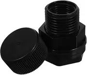 Water Tank Adapter Connecting Part PVC Fitting Fitting 3/4" Water Tank Adapter with Seal Gasket Garden Hose Connector