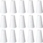 20pcs White Plastic Cord Tassel Window Blind Cord Knobs Drops Pull End