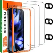 [3+3 Pack] Google Pixel 9a Screen Protector with Camera Lens Protector 9H+ Tempe