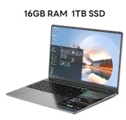 Dual Screen Gaming Laptops 15 .6" IPS + 7'' Touch Windows 11 Intel Celeron N5095 16GB RAM 512GB SSD Notebook Computer 16GB RAM 1TB SSD