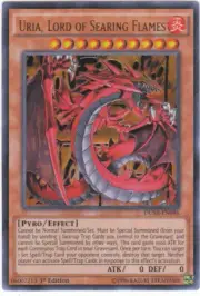 Yugioh DUSA-EN096 Uria, Lord of Searing Flames – Ultra Rare 1st Edition