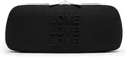 Happy Rabbit LOVE Storage Zip Bag, Vibrator Adult Case- Medium, Black