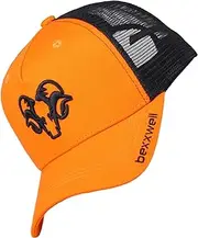 [Bexxwell] Snapback Cap Black with 3D Embroidery in Grey (Optimal fit, Cap, Black, 3D Embroidery, Unisex), Schwarz