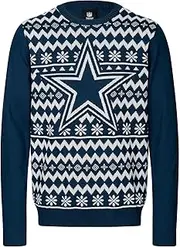 NFL Winter Sweater Xmas Knit Pullover - Dallas Cowboys - XXL