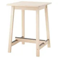 在飛比找蝦皮購物優惠-絕版品/北歐IKEA宜家NORRÅKER實木桌餐桌工作桌高腳
