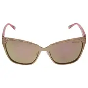Guess Guess Gm 742 29G Marciano - Matte Rose Gold/Brown Mirror by Guess for Women - 57-17-135 mm Sunglasses