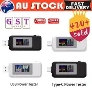 Type-C Power Meter Testers USB Current Voltage Detector Voltmeter Ammeter Tester