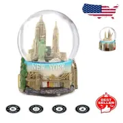 Vibrant Musical NYC Skyline Snow Globe - Plays 'New York, New York', 6" Height