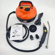 3800W Steam Cleaner, High Pressure Steamer for Cleaning, Handheld Portable Steam Cleaners for Home Use, Upholstery, Kitchen, Bathroom, Grout and Tile (Black&Orange)