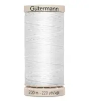 Gutermann Quilting Thread 220yd-White 201Q-5709