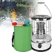 Kerosene Stove Heater,Camping Heater,Portable Heaters for Outdoor Use,with Storage Bag,for Indoor Outdoor,Patio,Deck,Home,Tent Safe Heater for Camping 4.6/6l-9000btu,6LWhite-1