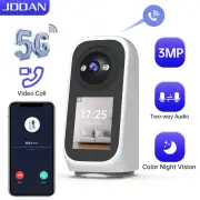 JOOAN 3MP PTZ 5G Wifi Camera HD 2.8” Touch Screen Baby Monitor Smart Home Securi