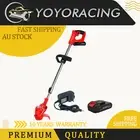 Red 24V 600W Battery String Line Trimmer Whipper Snipper Electric Cordless 1.2kg