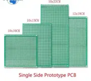 Universal Printed Circuit Board Single Side Prototype Fiberglass Plates DIY 1 Pc