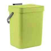 Food Waste Basket Bin for Kitchen, Small Countertop Compost Bin with Lid, Odo...