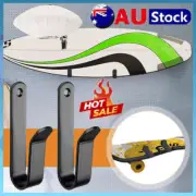2pcs Black Storage Holder Display Stand Snowboard Rack Wall Mount VP