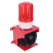Industrial Siren Alarm 115dB Sound Light Horn Waterproof Emergency Strobe New