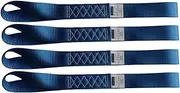 Yuoneiy Heavy Duty Soft Loop Tie Down Straps (4PK) 1.5 inches 18 inches 10,000 LBS Breaking Strength Soft tie Downs for Motorcycle, ATV, UTV, Bicycle and Trailer