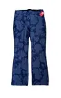 Spanx Women’s Floret Navy Blue Sunshine Kick Flare Pants Size Large Tall New UPF