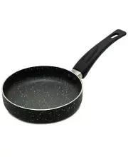 Sedona Dual Layer Non Stick Mini Fry Pan 5.5" Speckled Easy Clean Cookware BLACK