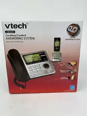 NEW VTech CS6649 DECT 6.0 Expandable Corded/Cordless Phone with Answering System