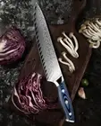 Full Tang Japanese Kitchen Chef Knife VG10 Damascuss Steel 67 Layers 8" Inches L