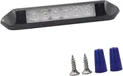 Vsenkes RV Exterior Light Lighting Fixture Efficient 2200 Lumens 8W Multifunctional Easy Installation Porch Awning Light Accessories, Black