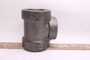 Anvil Female Malleable Iron Reducing Tee Black 1-1/4" x 1"