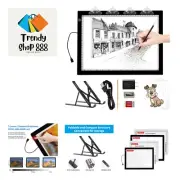 A4 Light Pad with Foldable Stand, UL Certified Adapter, 8000 Lux Super Bright...