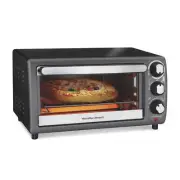 4 Slice Toaster Oven, with 5 Versatile Cooking Modes