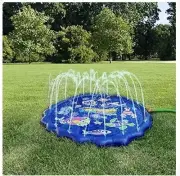 NEW Kids Splash Pad Water Play Hydro Mat Pool kids toddler outdoor