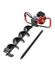 [Giantz] 65CC Post Hole Digger Petrol Drill 200mm in Black