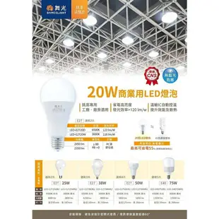 LED燈泡 20W 25W 38W 50W 75W E27 燈泡 全電壓 超節能 無藍光 超取最多四入
