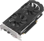 RX580 Graphics Card, 8GB DDR5 256bit Gaming Graphics Card, 2560x1600 Video Graphics Card, DVI DP PCIe 3.0 Computer Graphics Card, Dual Ball Fan Bearings (RX580 8G D5)