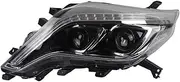 Car Headlight Compatible With Land Cruiser Prado 2014-2017 Auto Front Lamp LED Assembly Upgrade Accessories