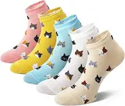 [MESU] Womens Ankle Socks Cotton No Show Socks Casual Low Cut Socks