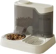 Cat Automatic Feeders - Pet Food and Water Dispenser | Splash-Proof 2-in-1 Feeding Dispenser for Travel, Multi-pet Households, Vacation, Apartment