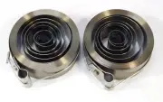 Clock Mainspring PACK OF 2 PIECES 3/4" x .018" x 96" NEW Loop End Antique 8 Day