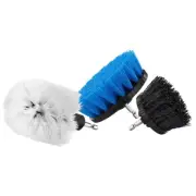 HART 3-Piece MULTI-PURPOSE CLEANING BRUSH SET Soft Medium Hard DRILL ATTACHMENT