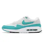 NIKE 高爾夫球鞋 AIR MAX 1 86 OG GOLF 男鞋 白 籃綠 防潑水 休閒鞋 DV1403-117