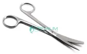 Medical Scissors Curved 5.5" Sharp/Blunt Surgical Operating Premium Instruments
