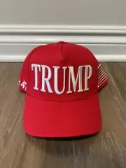 Official Trump MAGA Make America Great Again Hat Cap Red CaliFame 45/47 Snapback