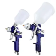 NNEDSZ 2PC HVLP Air Spray Gun Gravity Feed Cup Nozzles Included