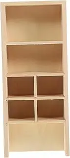 ibasenice Dollhouse Locker House Storage Cabinets Tiny Display Cabinet for Dollhouse Doll House Cabinet Mini Bookshelf Miniature Bookshelf Dollhouse Decor Miniatures for Crafts Wood