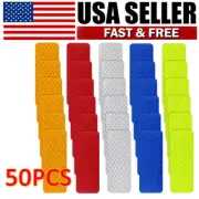 High Visibility Reflective Tape Waterproof Nighttime Visibility Decals 50pcs