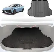 AUSGO 3D Cargo Mat Compatible with Hyundai I30 Sedan 2020-Onwards, All-Weather Heavy Duty Boot Liner Luggage Tray Trunk Mat